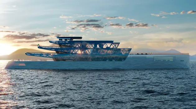 Il superyacht Pegasus di Jozeph Forakis Design