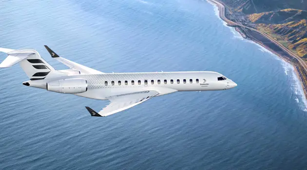 Bombardier Global 8000 autorizzato ad atterrare al London City Airport