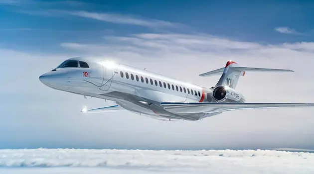 Falcon 10X, il nuovo business jet di Dassault