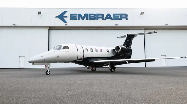 Embraer aumenta la manutenzione dei jet Phenom a 800 ore di volo
