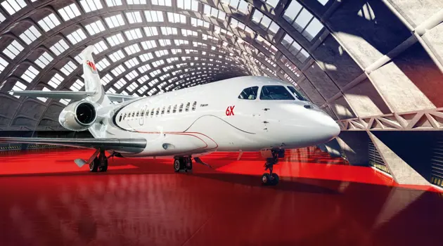 Il nuovo Falcon 6X di Dassault presentato al Dubai Air Show