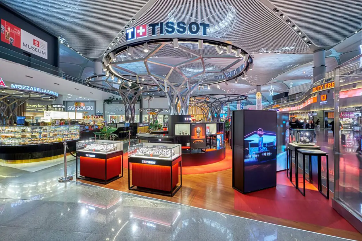 Negozio pop-up Tissot a istanbul Foto: Copyright © Ufficio Stampa ATU Duty Free