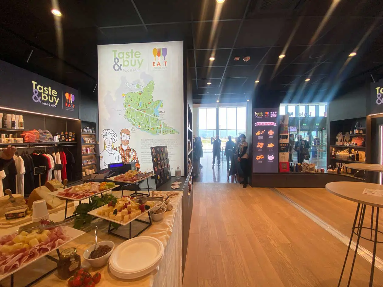 Taste & Buy all'aeroporto di Milano Bergamo