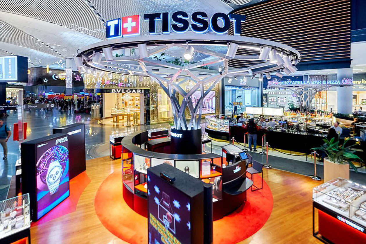 Negozio pop-up Tissot a istanbul Foto: Copyright © Ufficio Stampa ATU Duty Free