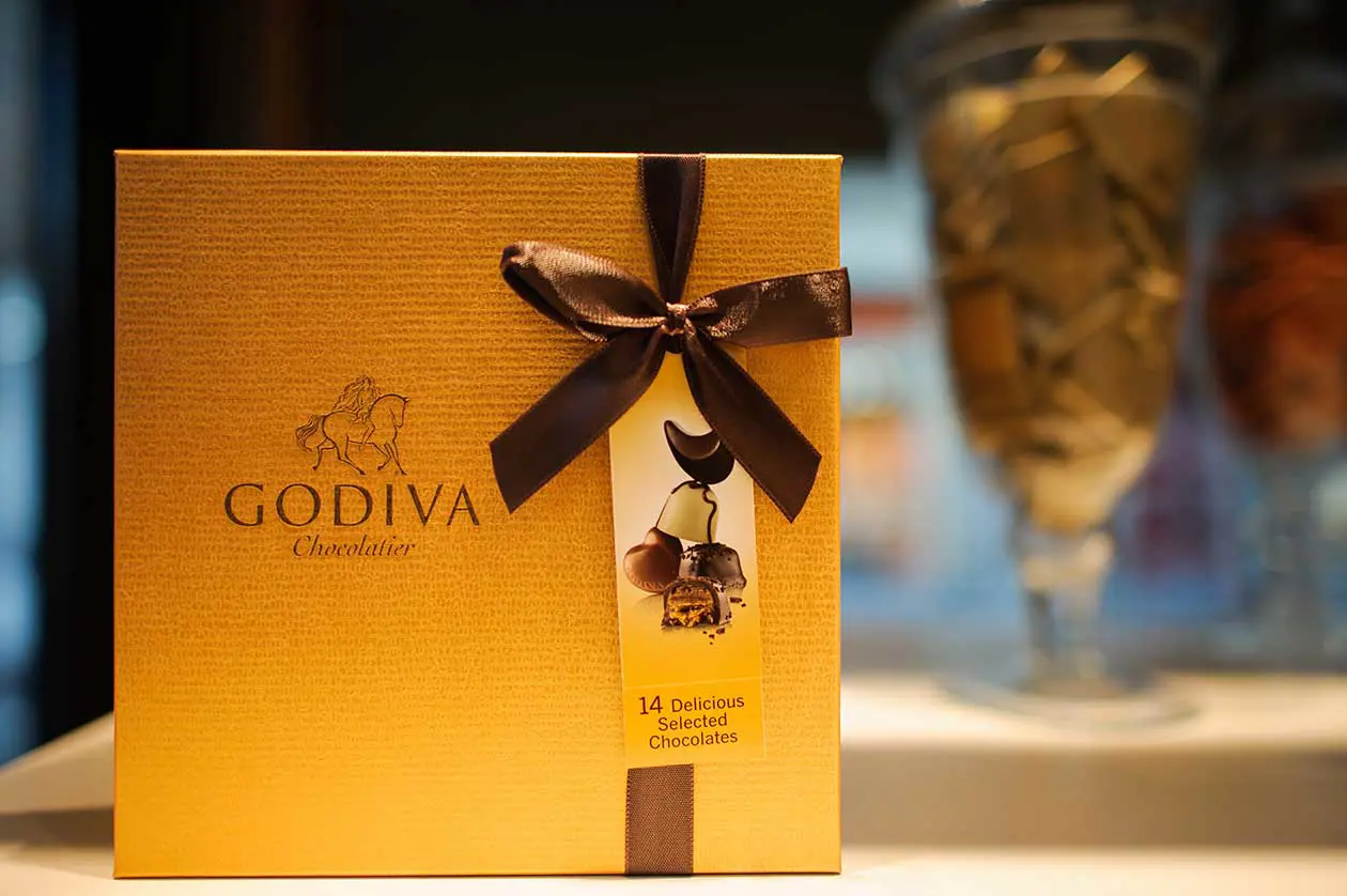 Cioccolato Godiva: Copyright © Sisterscom.com / Depositphotos