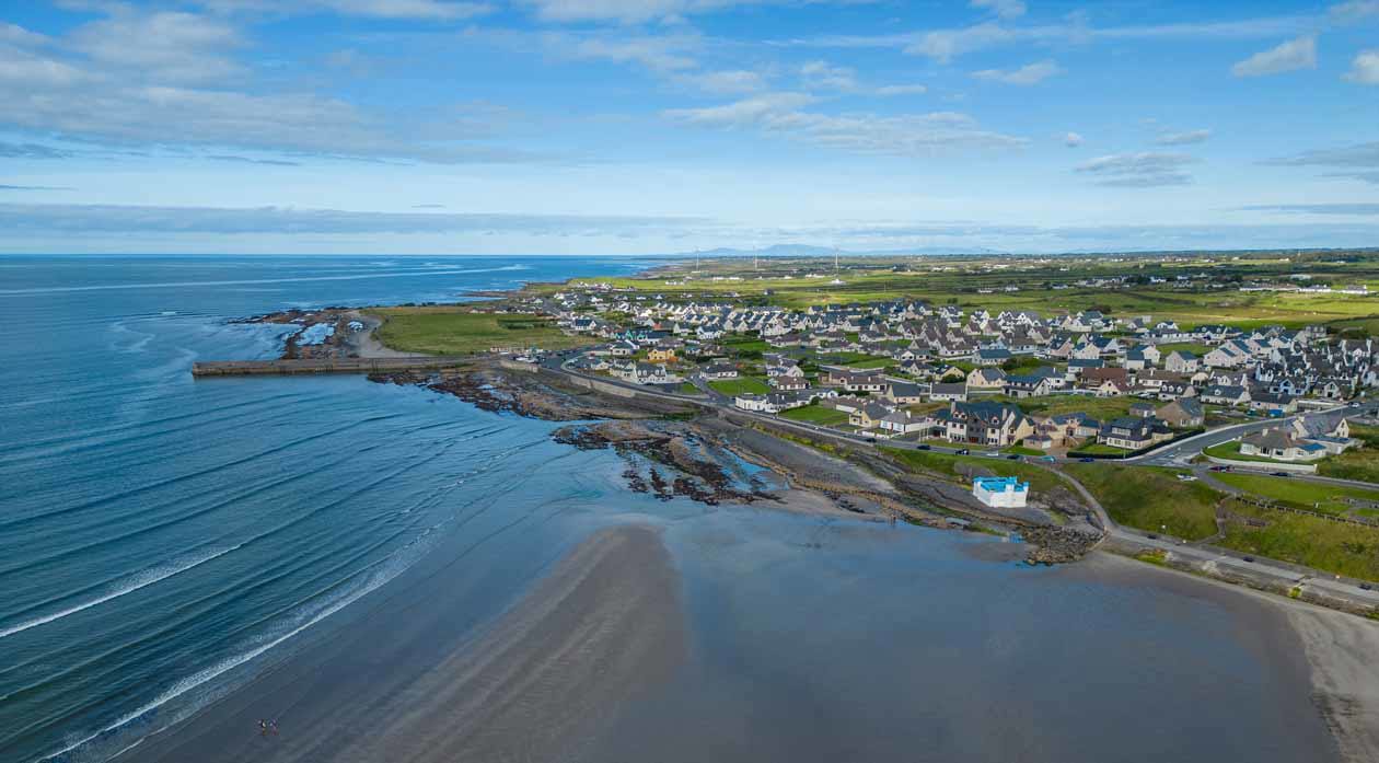 Aerial view, Enniscrone Beach, Co Sligo_master