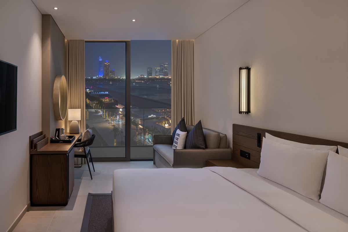 Radisson Beach Resort, Palm Jumeirah _ Dubai Premium Room, King Bed, Sea View