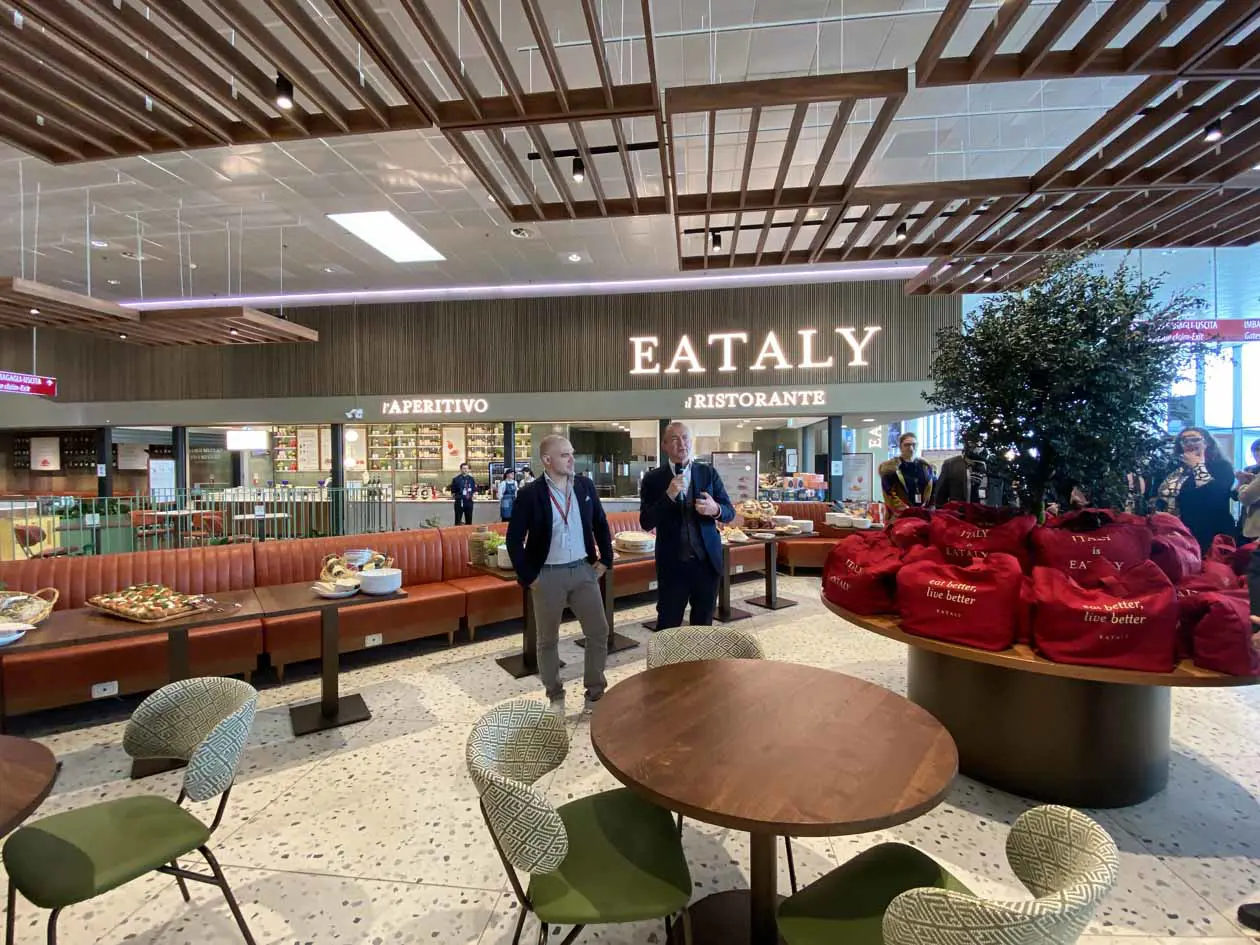 Eataly all’aeroporto di Milano Bergamo Copyright © Sisterscom.com / Avion Tourism Magazine