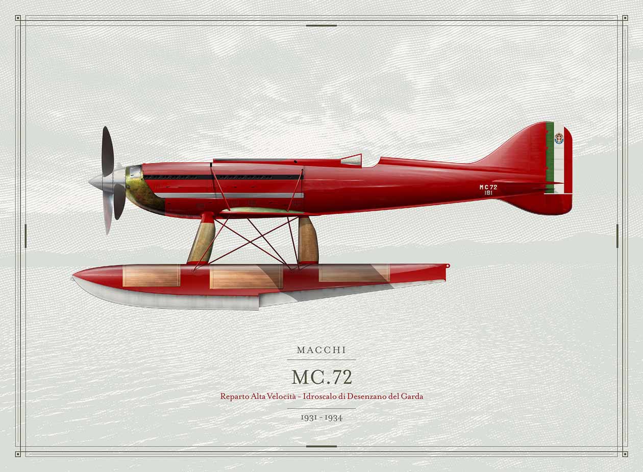 MC.72 Litografia Copyright © Aeronautica Militare