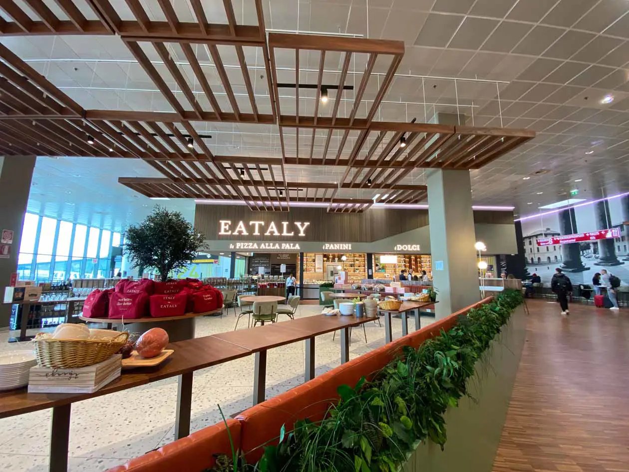 Eataly all’aeroporto di Milano Bergamo Copyright © Sisterscom.com / Avion Tourism Magazine