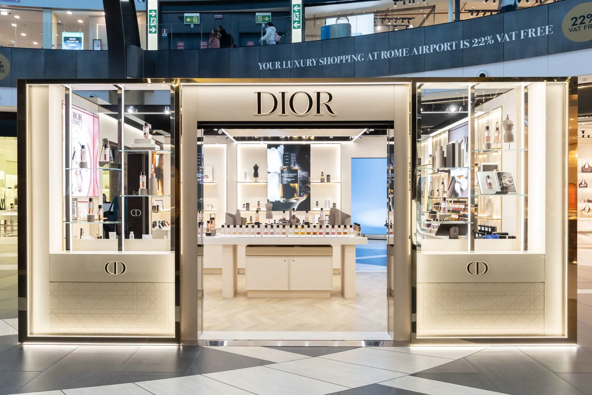Pop-up store Dior a Fiumicino Foto: Copyright&nbsp;© Ufficio stampa Lagarder Travel Retail Italia / ADR