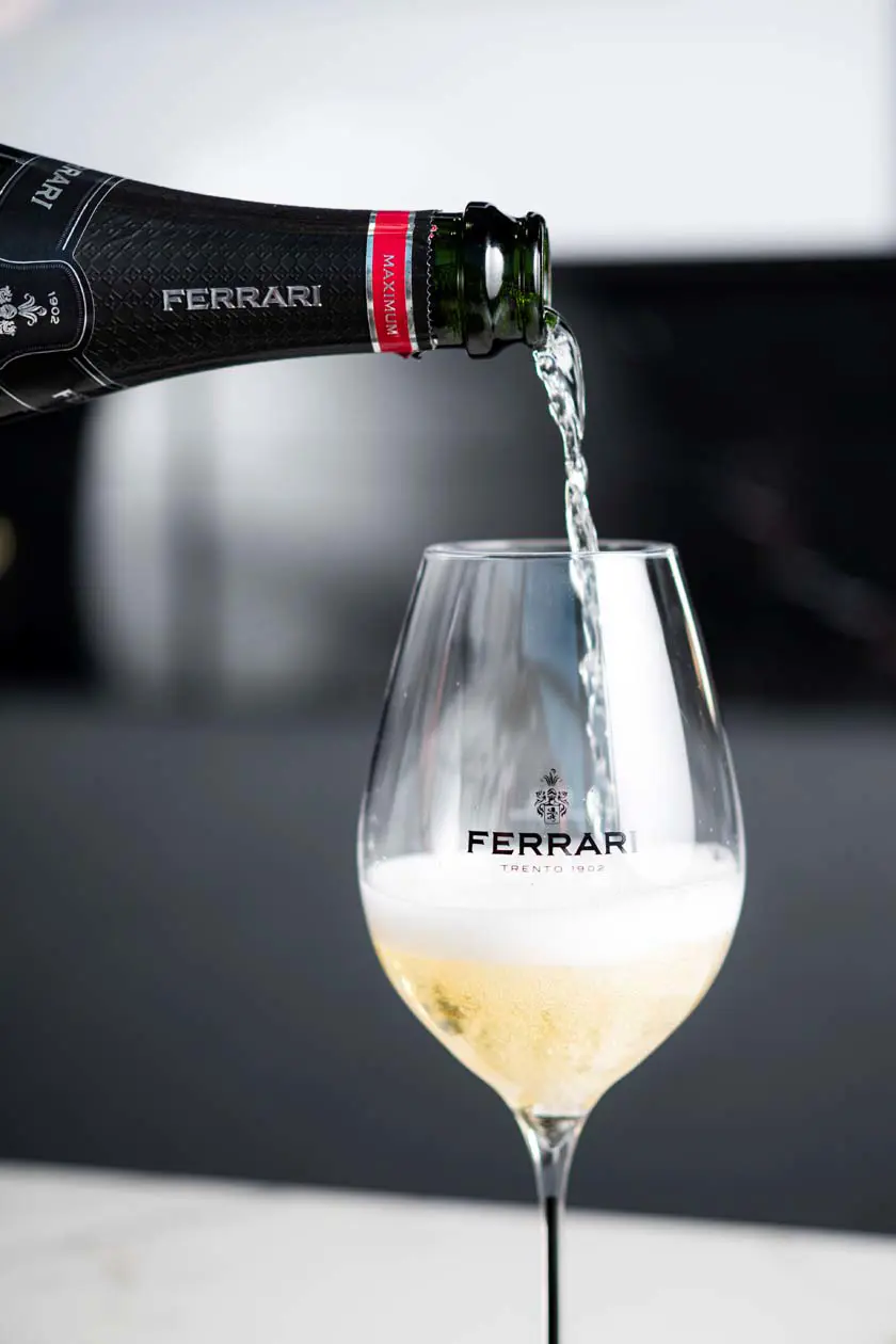 Ferrari Maximum Blanc de Blancs al Ferrari Spazio Bollicine di Fiumicino Copyright&nbsp;© ADR Press