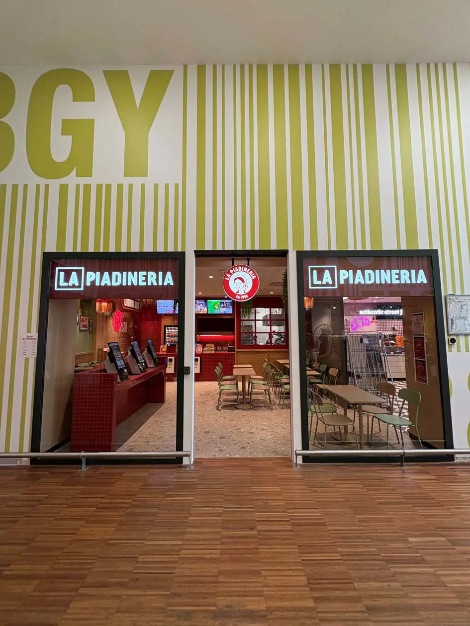 La Piadineria a Milan Bergamo Airport Foto: Copyright © Ufficio Stampa La Piadineria / Chef Express 