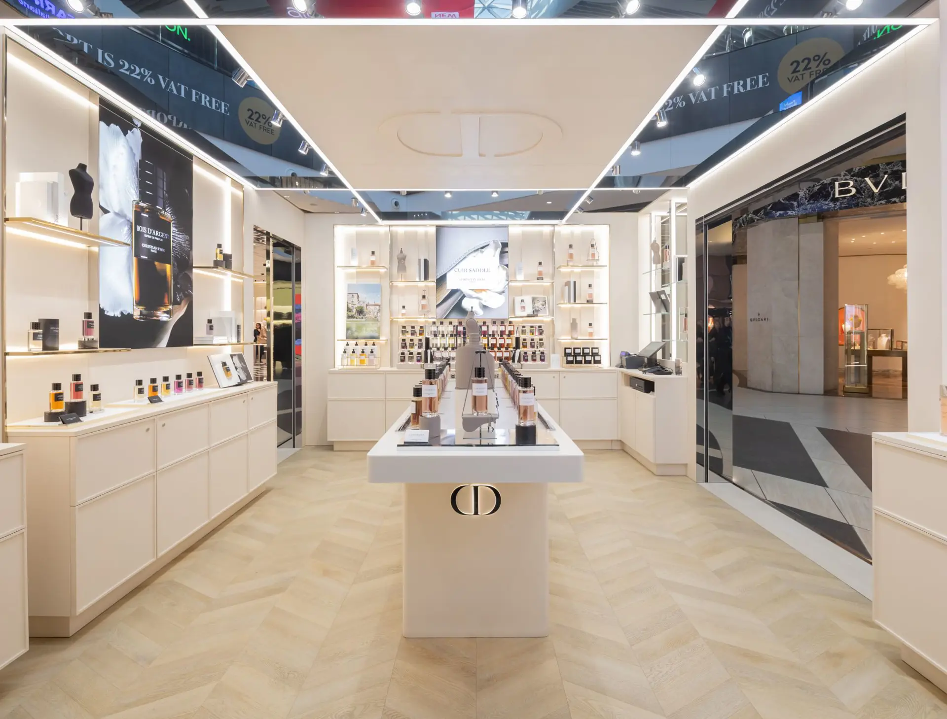 Pop-up store Dior all'aeroporto di Roma Fiumicino Foto: Copyright&nbsp;© Ufficio stampa Lagarder Travel Retail Italia / ADR