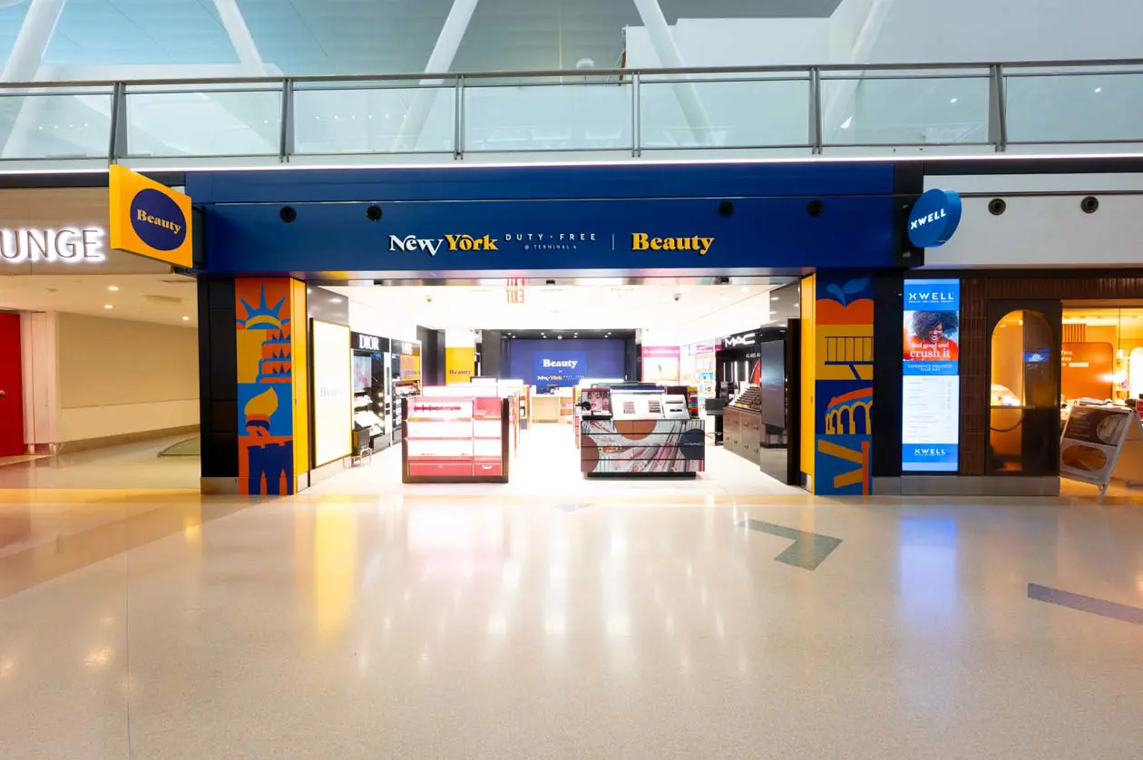Terminal 4 del JFK Airport di New York - Duty Free Beauty Foto: Copyright © Ufficio Stampa Gruppo daa