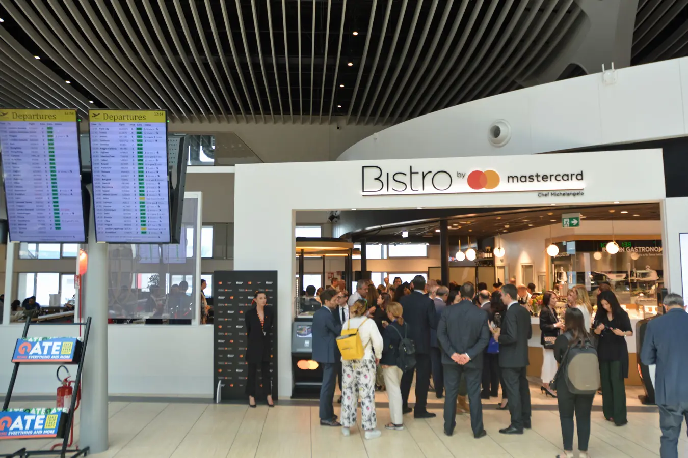 Bistro by Mastercard all’aeroporto di Roma Fiumicino