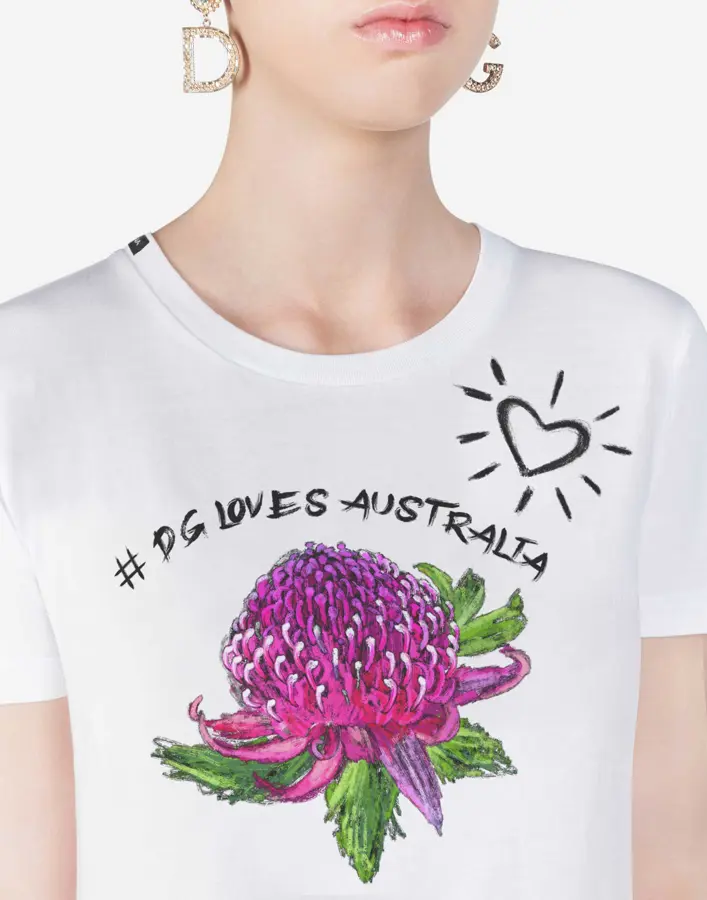 T-shirt #DGLovesAustralia di Dolce&Gabbana