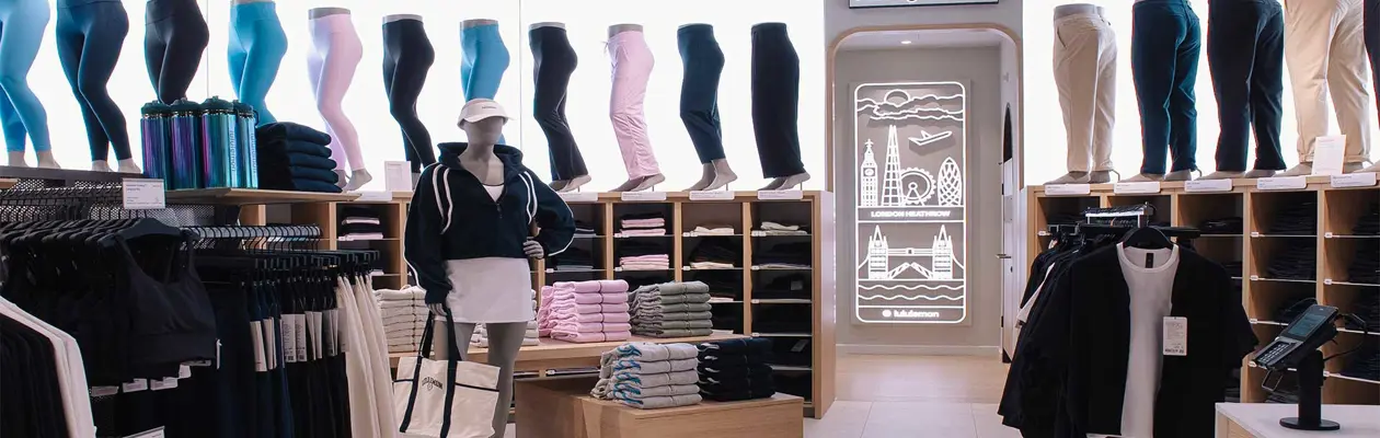Lululemon apre a Londra Heathrow
