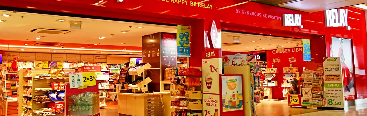I punti vendita Relay negli aeroporti italiani