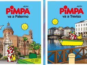 Pimpa va a Palermo e Treviso: due nuove guide-gioco per scoprire le città con i bambini