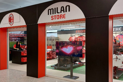 Il punto vendita AC Milan a Malpensa