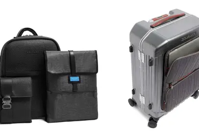 Accessori da viaggio Piquadro: le valigie PQLM e la pelletteria MATERIA