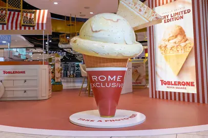 Toblerone Vanilla Gelato debutta in esclusiva all’Aeroporto di Roma Fiumicino