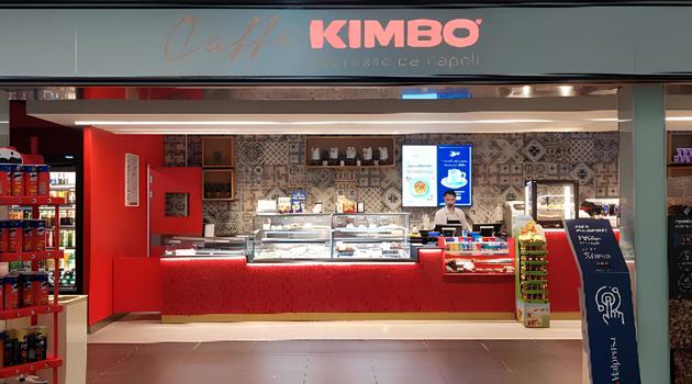 Caffè Kimbo a Malpensa