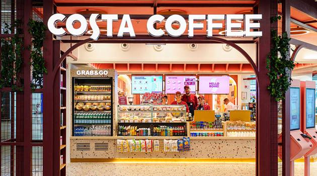 Costa Coffee atterra a Fiumicino