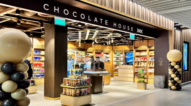 Chocolate House nella Lounge 1 di Schiphol