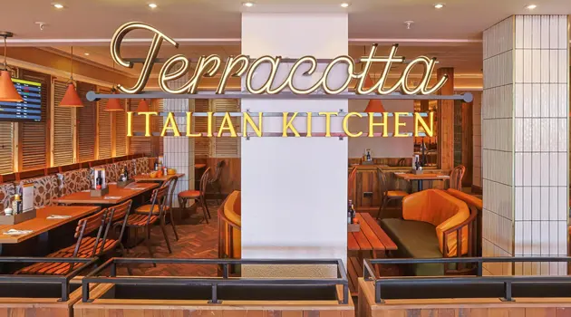 East Midlands Airport: apre il nuovo ristorante italiano Terracotta