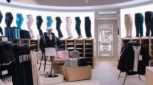 Lululemon apre a Londra Heathrow