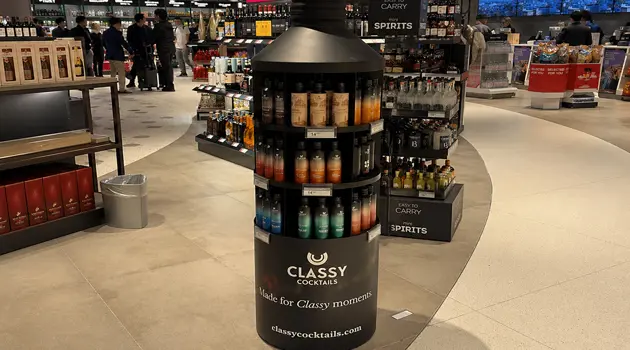 Classy Cocktails debutta nei duty free Avolta di Malpensa, Bergamo e Firenze