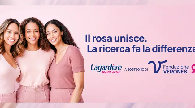 Lagardère Travel Retail sostiene la ricerca sui tumori femminili 