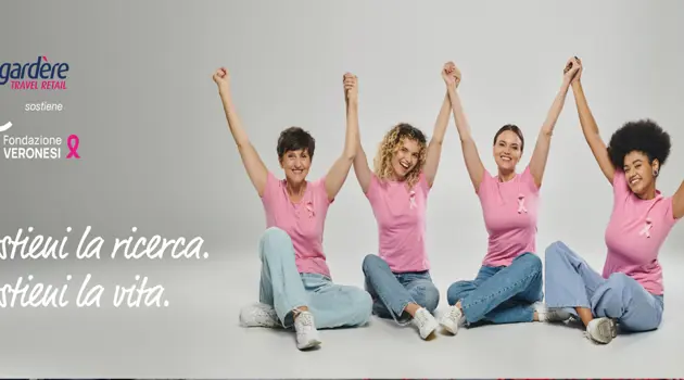 Lagardère Travel Retail Italia rinnova il sostegno a Fondazione Umberto Veronesi