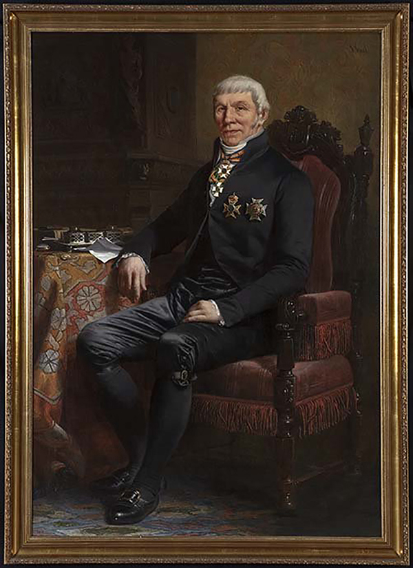 Jacob Spoel, Portrait of Anthony van Hoboken (1756-1850), 1840 -1845 Foto © Courtesy of the artist and Museum Rotterdam