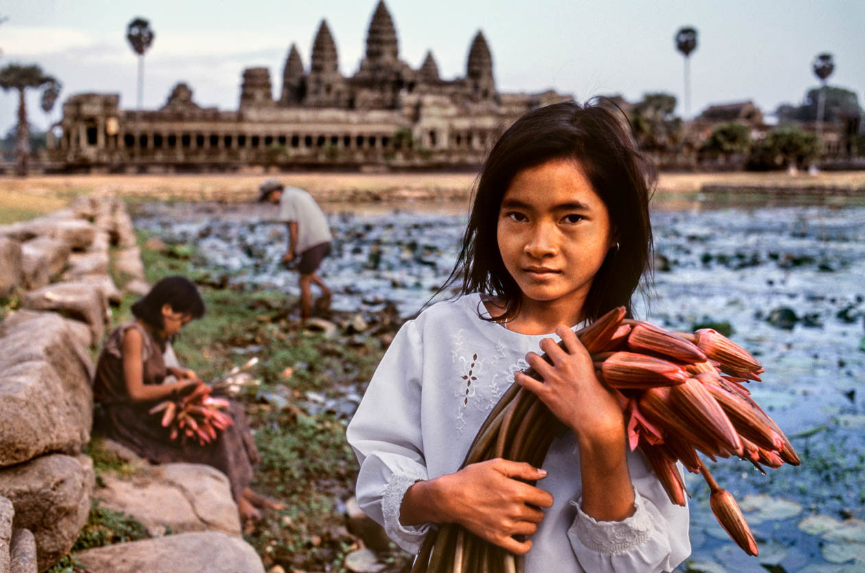 Angkor Wat, Cambogia, 1998. Foto Copyright © Steve McCurry