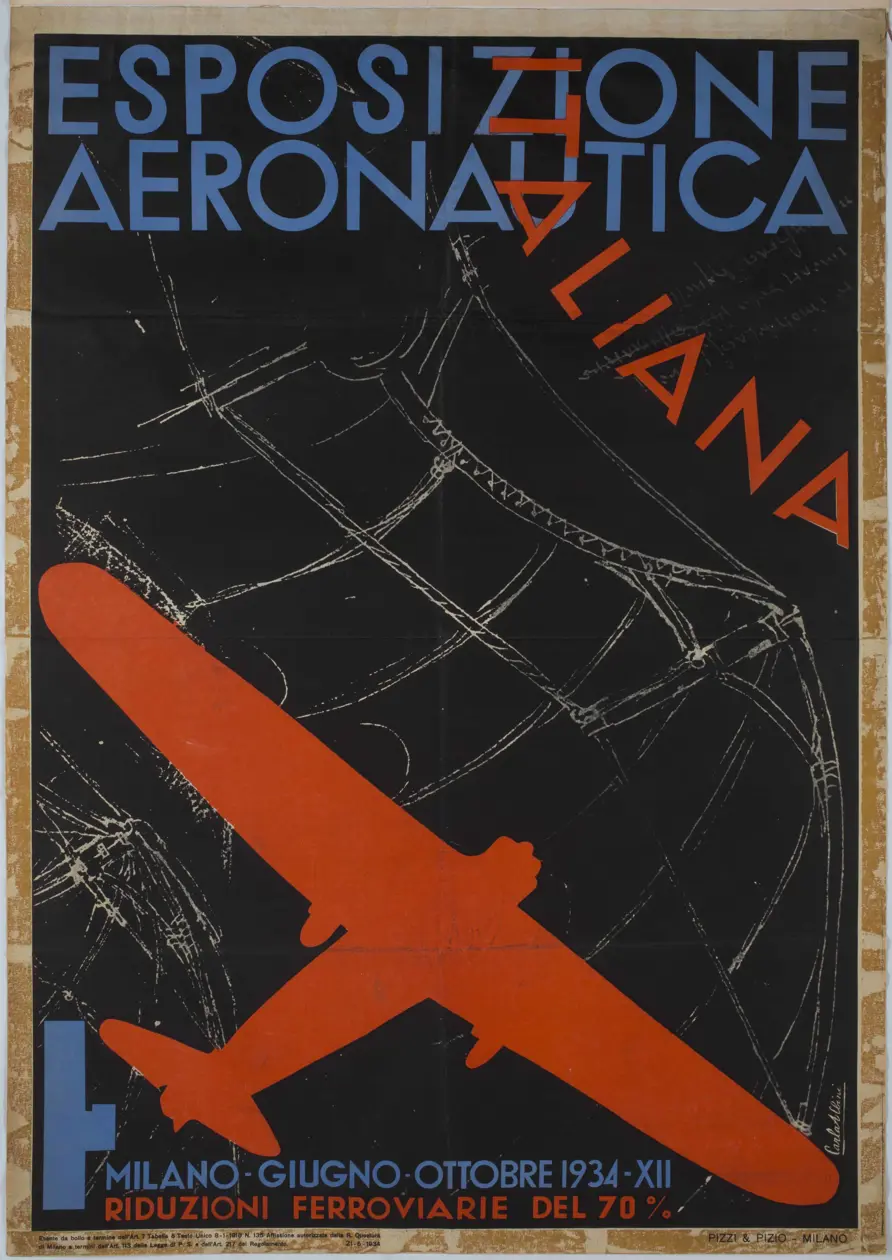 Carla Albini. Esposizione aeronautica italiana 1934 Foto: Copyright © Museo nazionale Collezione Salce