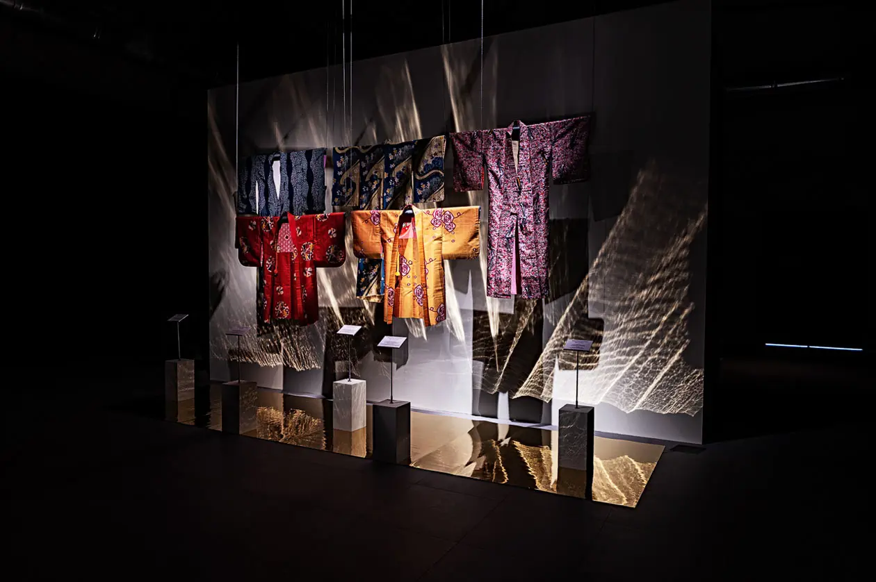 Mostra Kimono. Riflessi d’arte tra Giappone e Occidente. Foto: © Ufficio Stampa Museo del Tessuto di Prato.