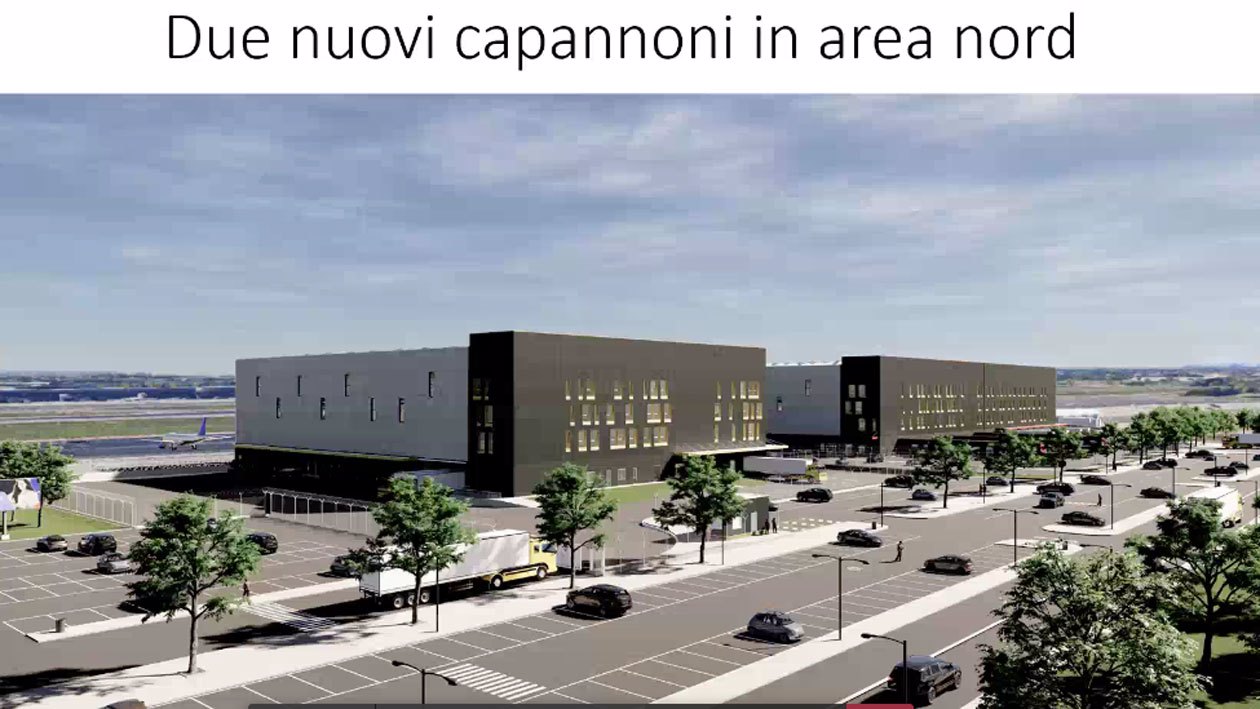 Nuovi capannoni area Nord Aeroporto di Bergamo