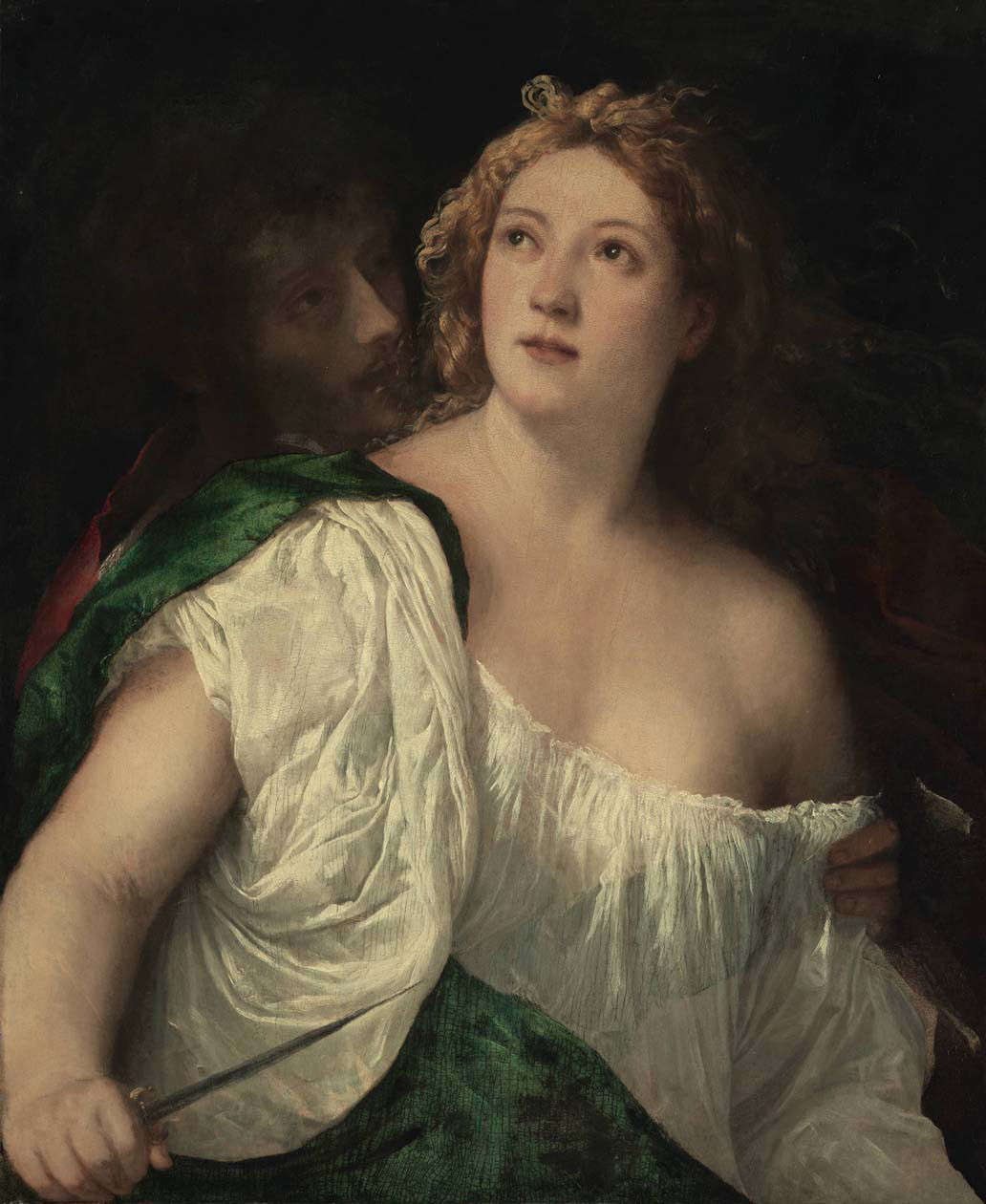 Tiziano "Lucrezia e suo marito"
