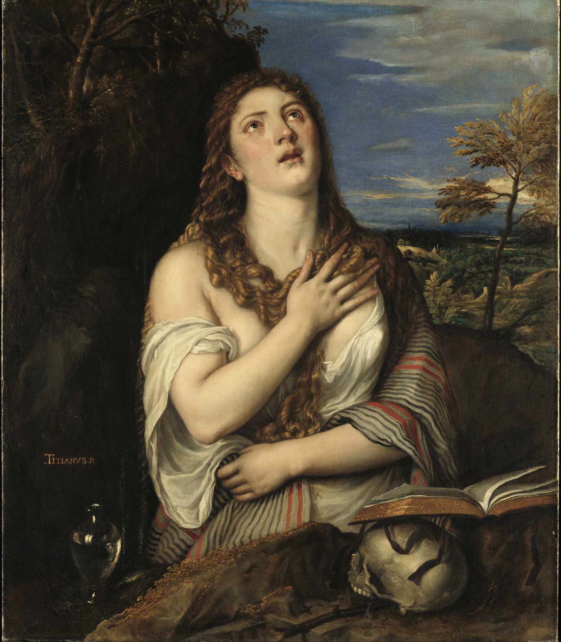 Tiziano e bottega  "Maria Maddalena"