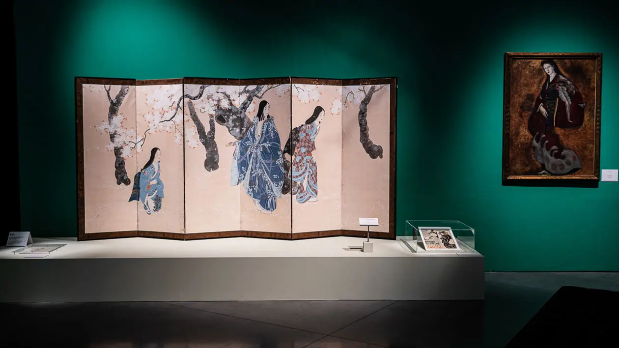 Mostra Kimono. Riflessi d’arte tra Giappone e Occidente. Foto: © Ufficio Stampa Museo del Tessuto di Prato.