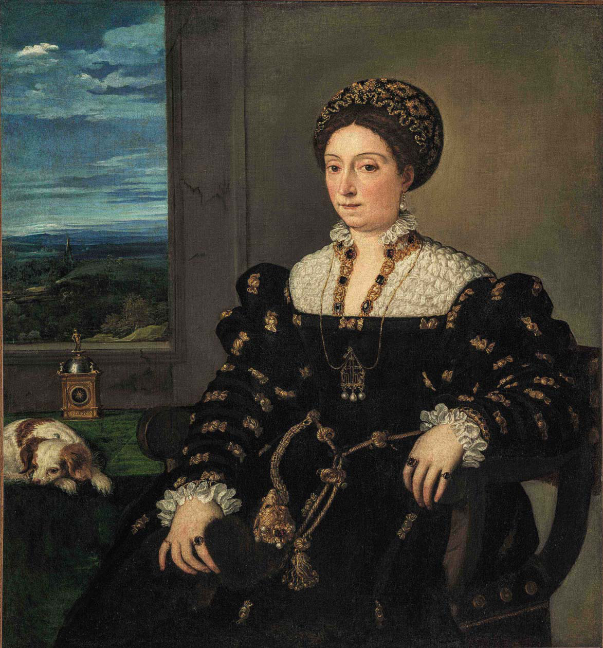 Tiziano "Ritratto di Eleonora Gonzaga della Rovere"