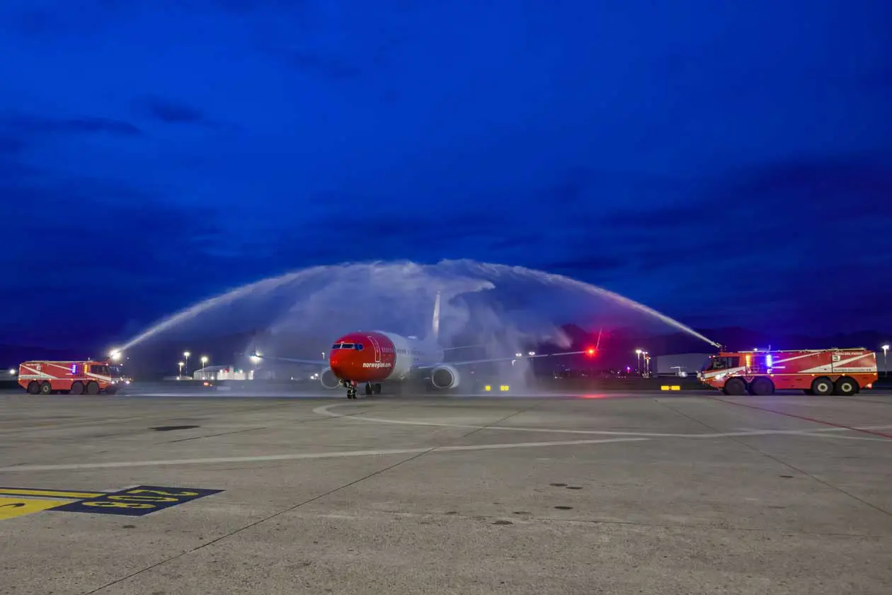 Water cannon Volo Norwegian da Bergen. Copyright © Sacbo Spa.