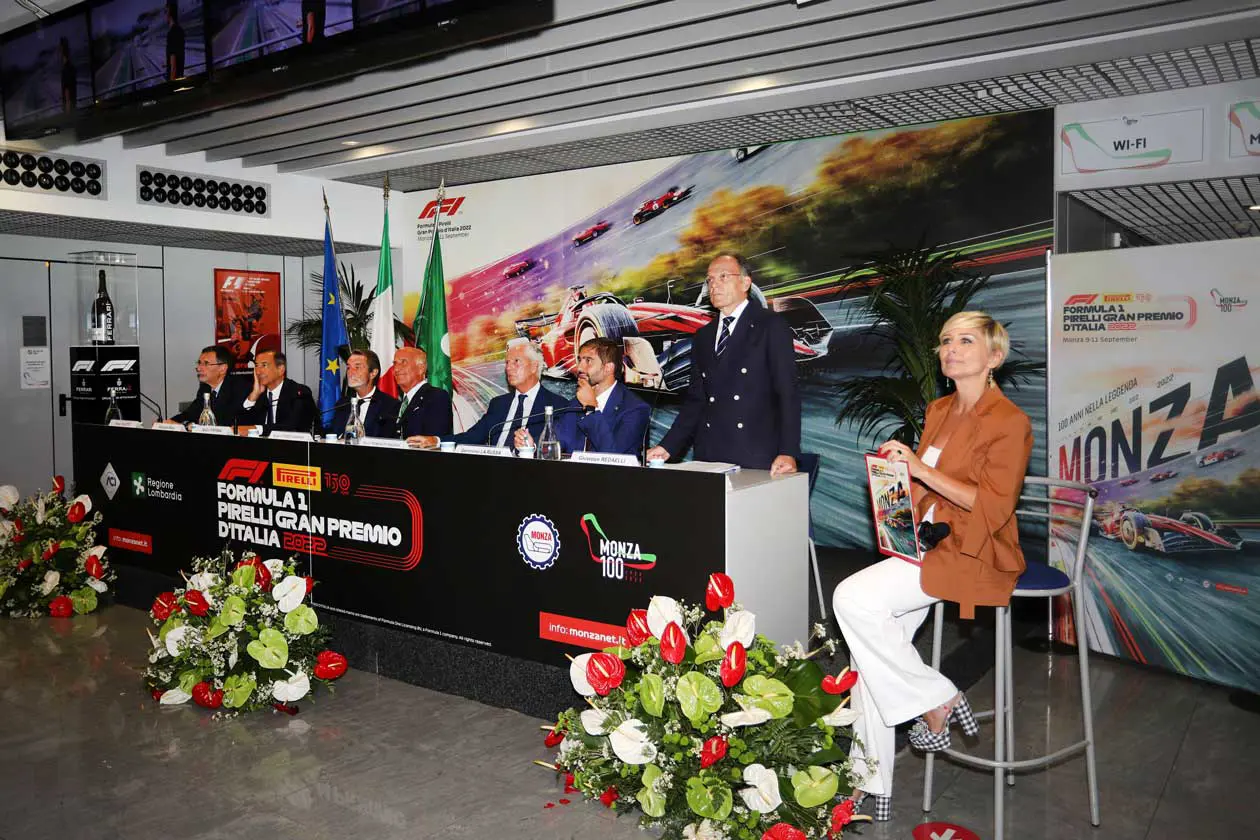 Conferenza stampa di presentazione del Formula 1 Pirelli Gran Premio d’Italia 2022 nella Sala Stampa Tazio Nuvolari dell'Autodromo di Monza