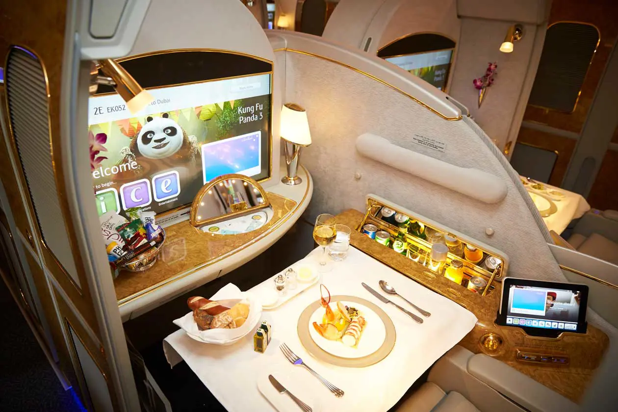 Airbus A380 di Emirates. Copyright © Ufficio Stampa Emirates Airlines / The Emirates Group