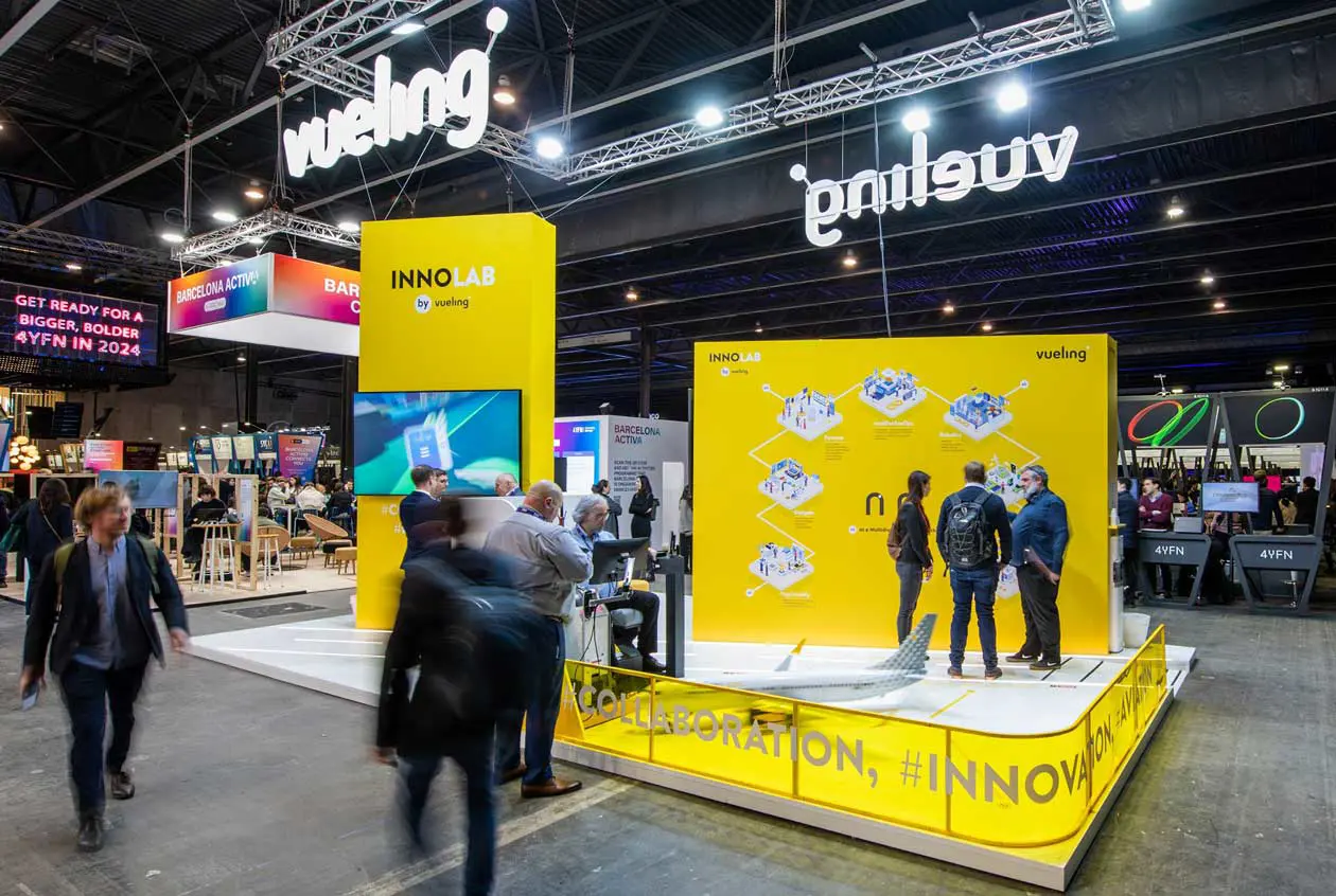 Vueling al Mobile World Congress. © Vueling.