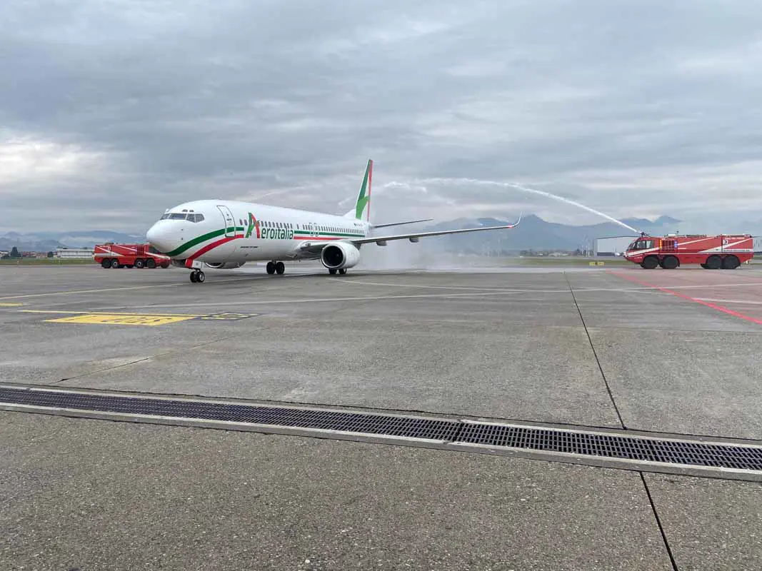 Aeroitalia. Voli da Bergamo a Roma Fiumicino