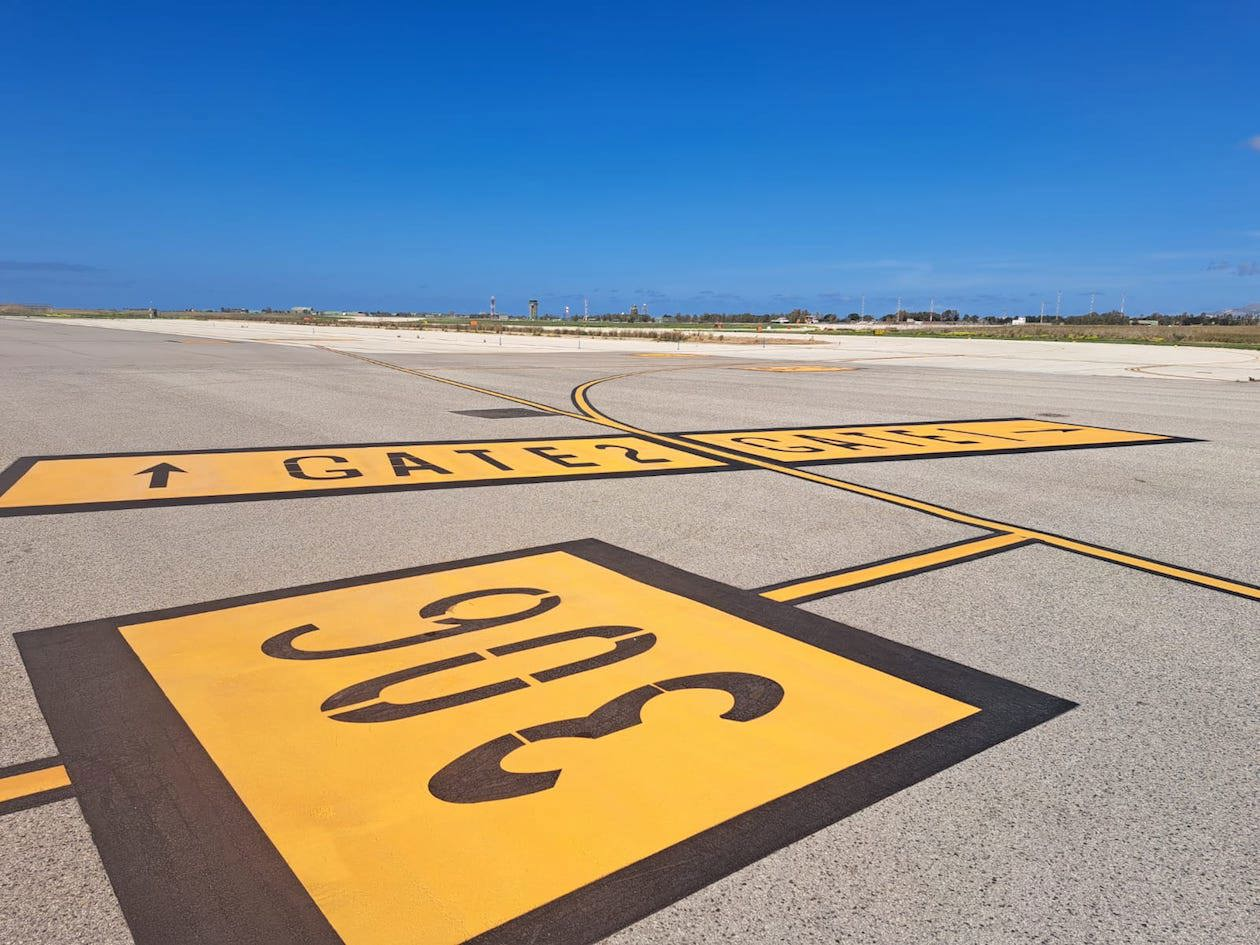Nuova pista all'aeroporto di Trapani. © Aeroporto di Trapani